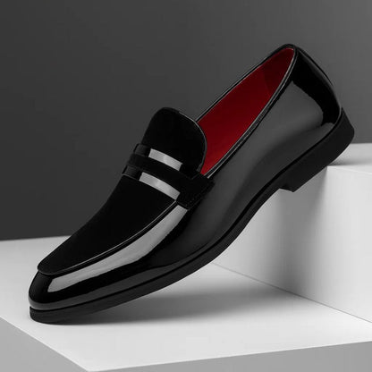 Mocasines Penny de Cuero Italiano con Detalle de Ante | Para Hombre