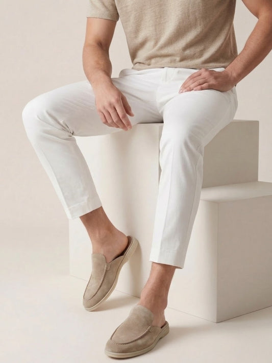 Mocasines Hombre Sin Talón Abertos Cómodos