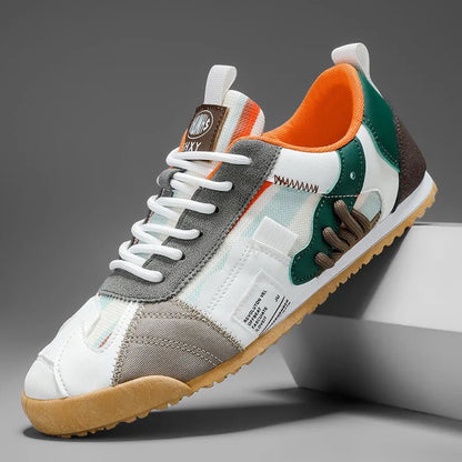 Men's Trail Sneakers Layered Suede Mesh Athletic