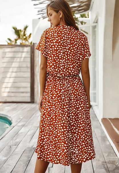 Vestido veraniego cómodo y elegante - fresco para los días cálidos