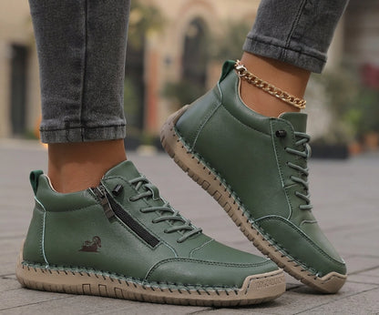 Zapatillas ortopédicas femeninas con cremallera, ligeras y cómodas