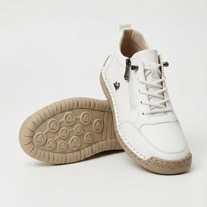 Zapatillas ortopédicas femeninas con cremallera, ligeras y cómodas