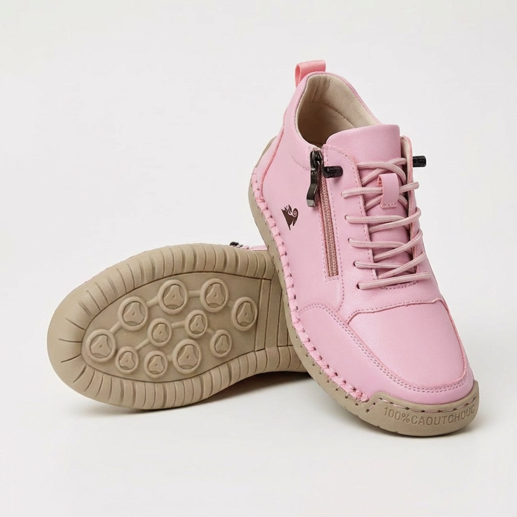 Zapatillas ortopédicas femeninas con cremallera, ligeras y cómodas