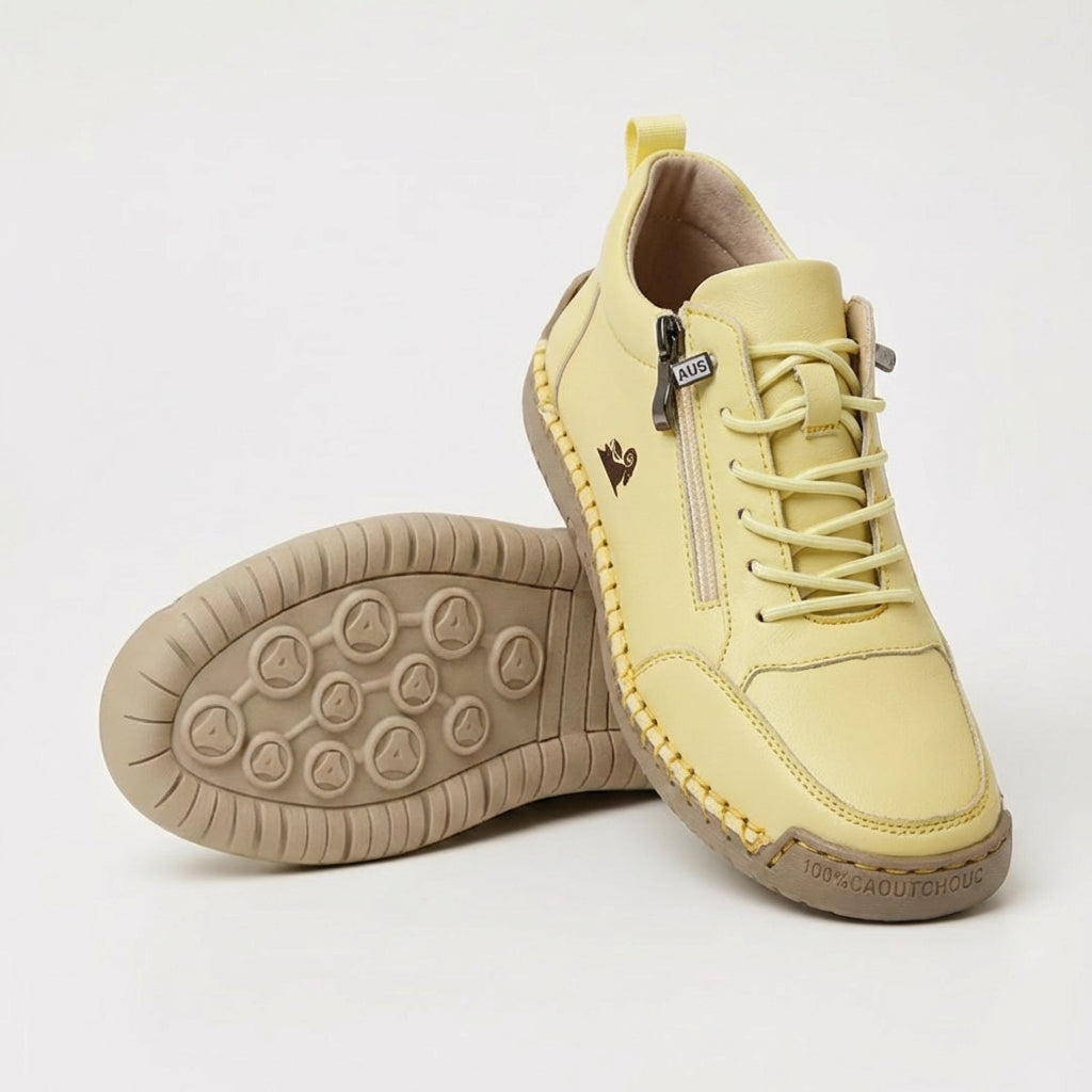 Zapatillas ortopédicas femeninas con cremallera, ligeras y cómodas