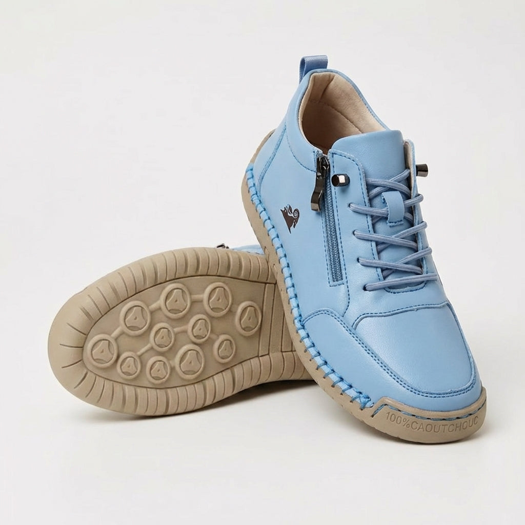 Zapatillas ortopédicas femeninas con cremallera, ligeras y cómodas