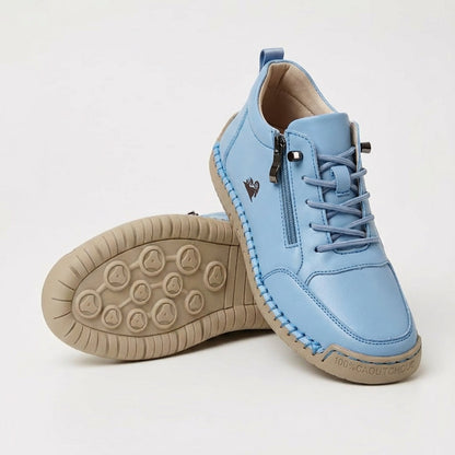 Zapatillas ortopédicas femeninas con cremallera, ligeras y cómodas