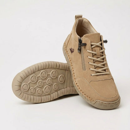 Zapatillas ortopédicas femeninas con cremallera, ligeras y cómodas