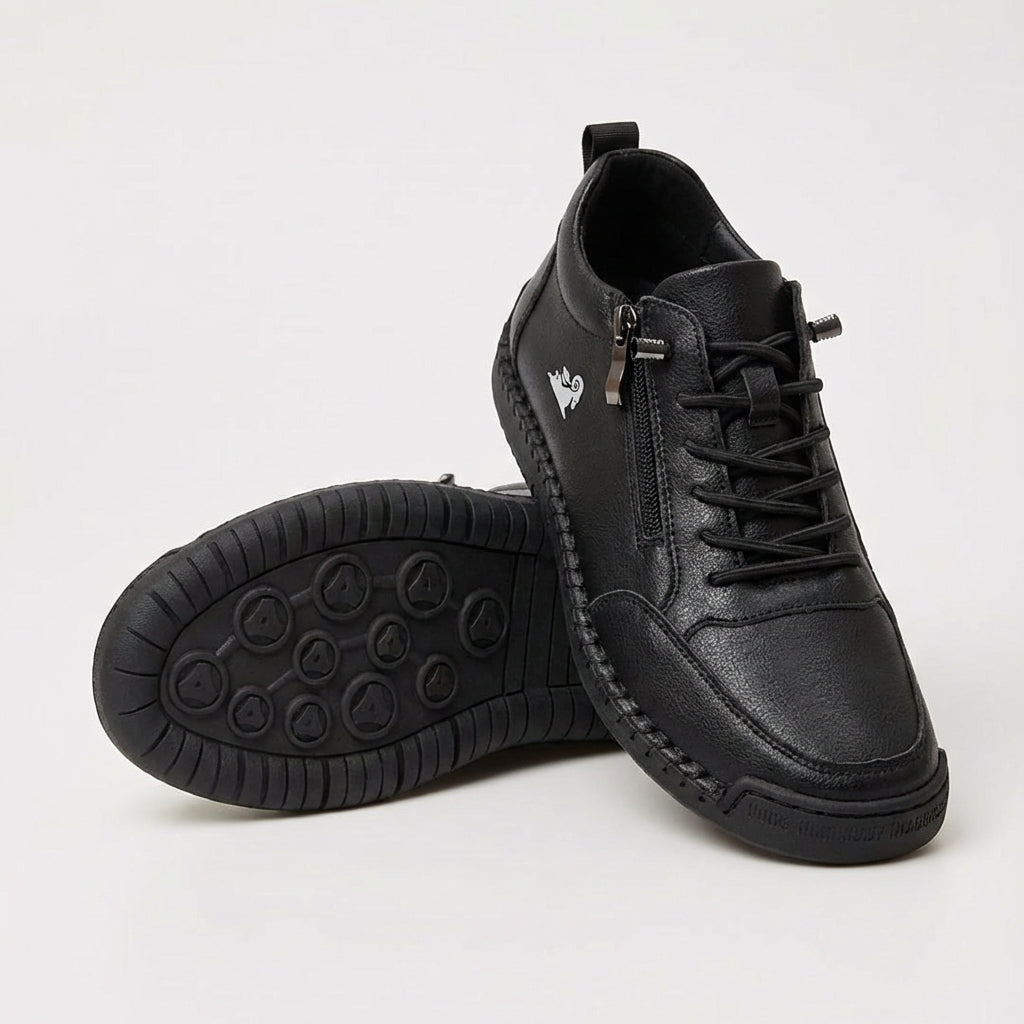 Zapatillas ortopédicas femeninas con cremallera, ligeras y cómodas