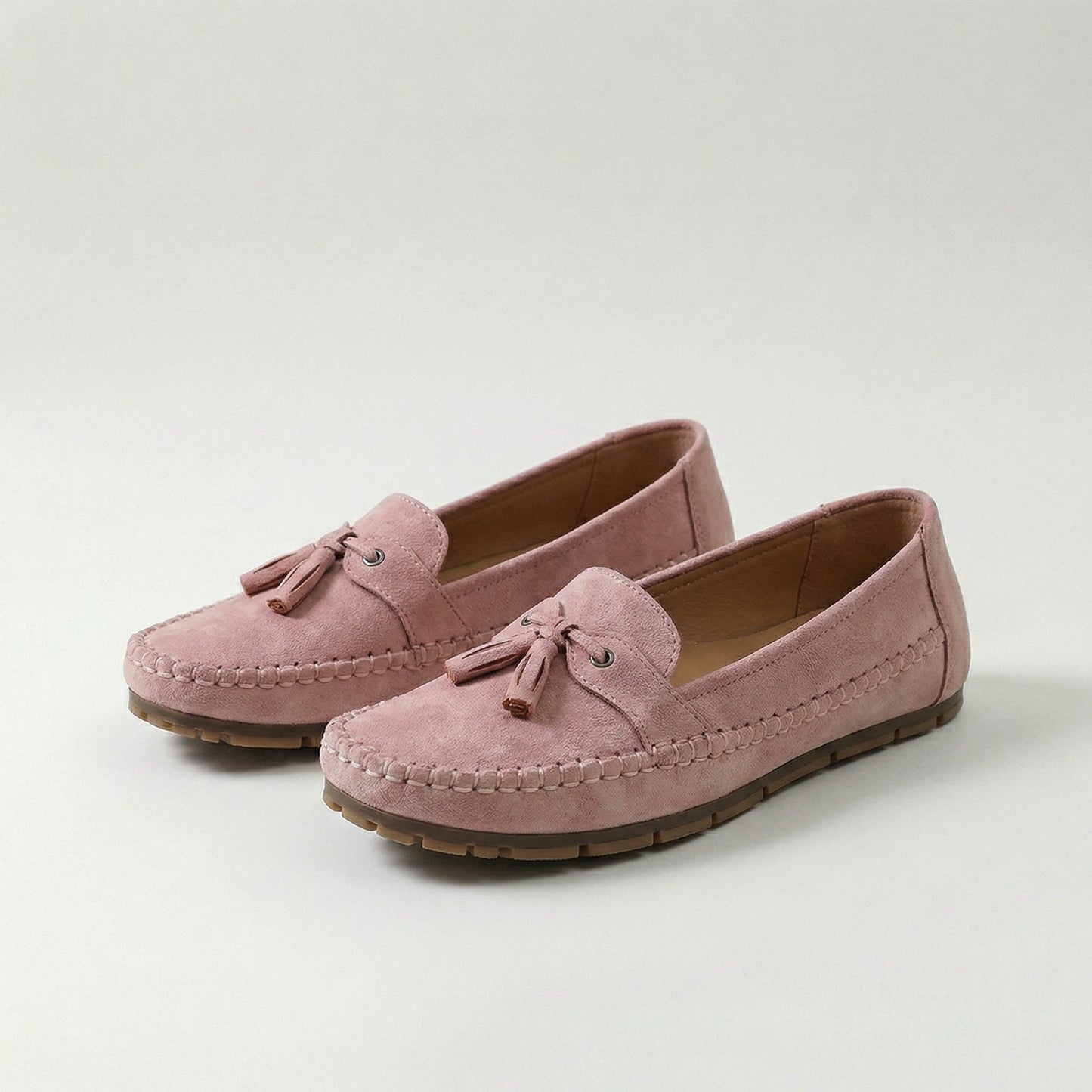Mocasines con borlas para mujer, estilo elegante y cómodo