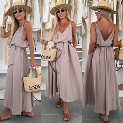 Vestido cómodo y ligero para mujer, elegante y versátil para diario
