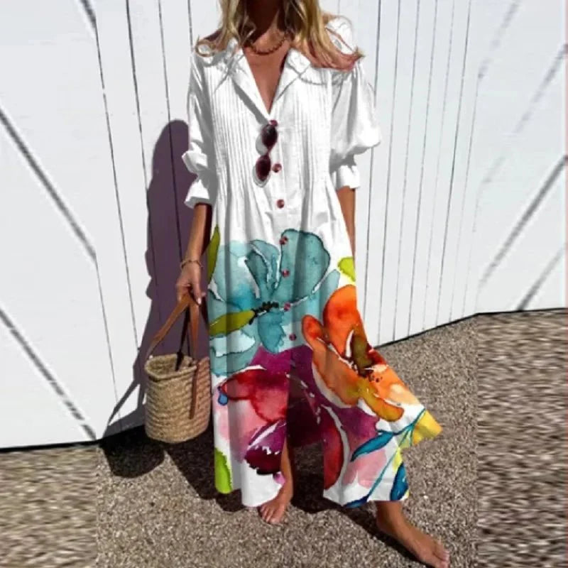 Vestido bohemio para mujer, ligero y versátil para verano o festival
