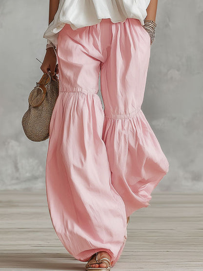 Conjunto Top Cuello Falso Pantalón Pierna Ancha