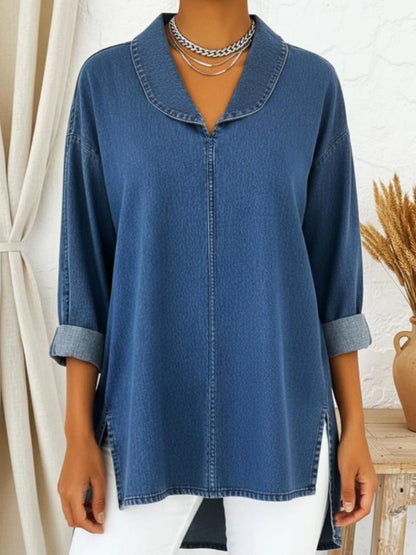 Blusa casual elegante para mujer, ligera y versátil para diario u oficina