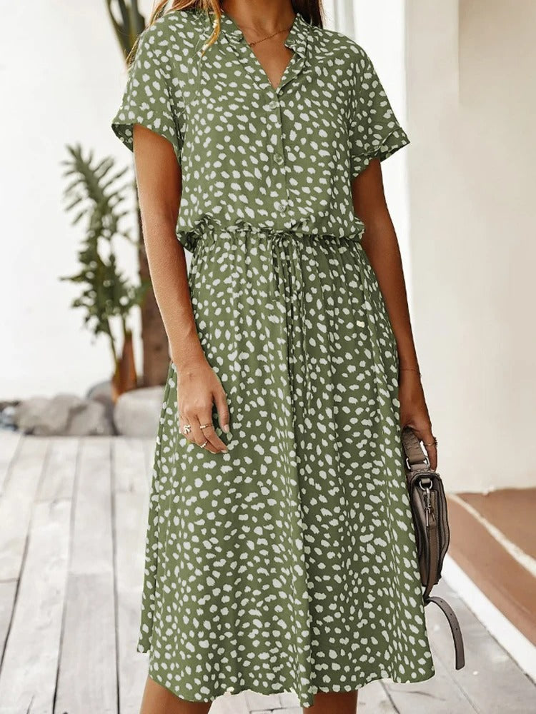 Vestido veraniego cómodo y elegante - fresco para los días cálidos
