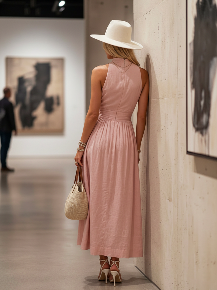 Vestido Elegante Estilo Veraniego Confeccionado Especial Diseño