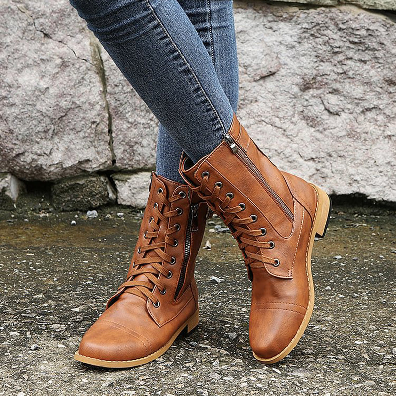 Botas cómodas mujer, ligeras y ergonómicas para uso diario