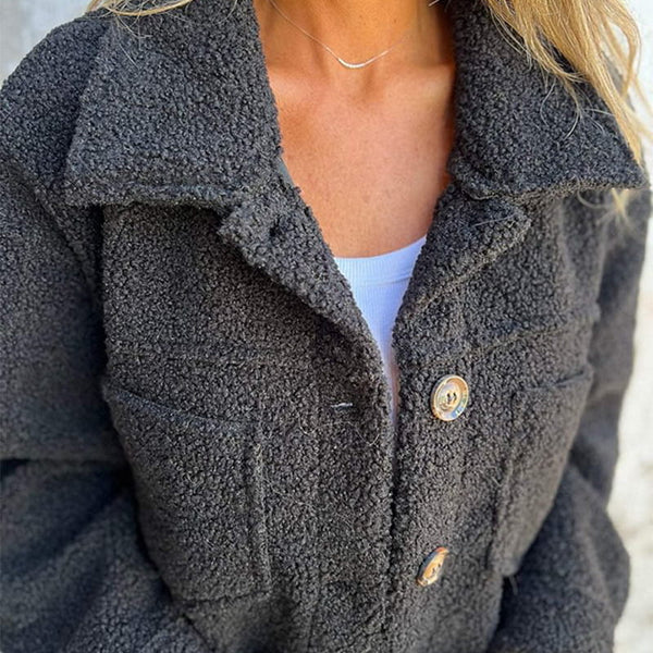 Elena | Chaqueta de Dama con Botones y Cuello Clásico para Mujer