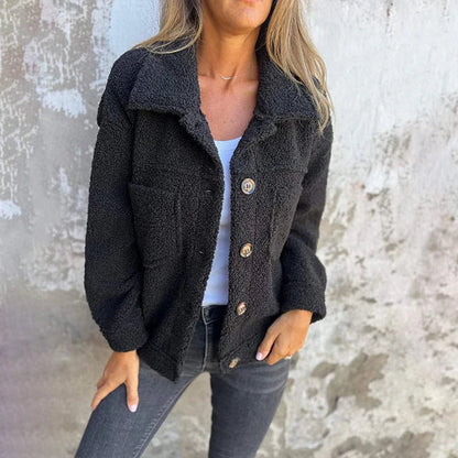 Elena | Chaqueta de Dama con Botones y Cuello Clásico para Mujer