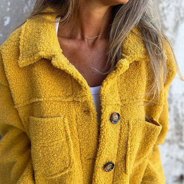 Elena | Chaqueta de Dama con Botones y Cuello Clásico para Mujer