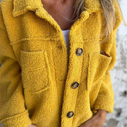 Elena | Chaqueta de Dama con Botones y Cuello Clásico para Mujer