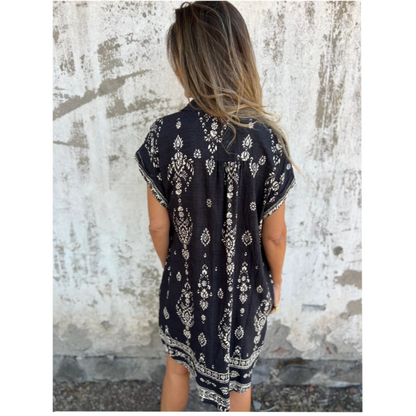 Vestido boho vintage para mujer, ligero y elegante para verano o festival