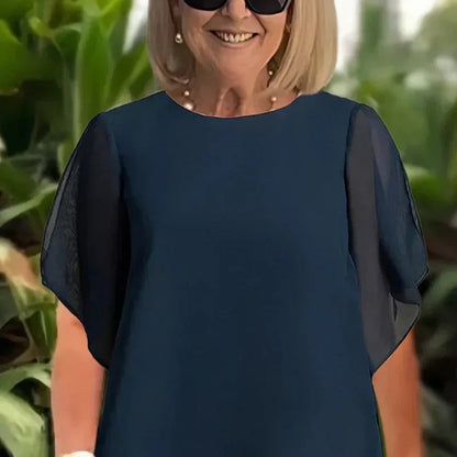 Nora | Conjunto con Pantalones Palazzo Drapeados para Mujer de Verano