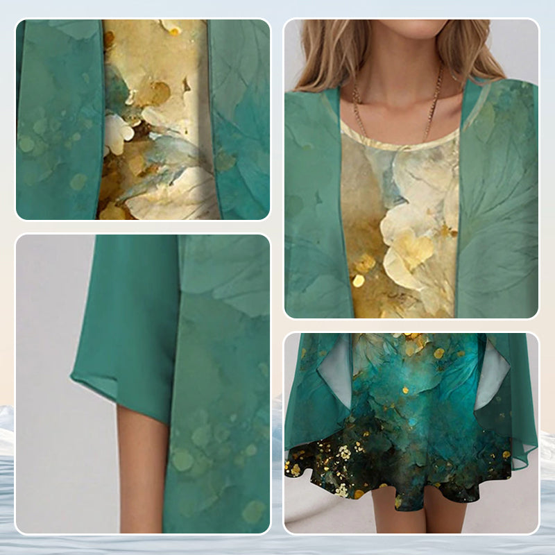 Conjunto Elegante de 2 Piezas Para Mujer - Estilo Sofisticado