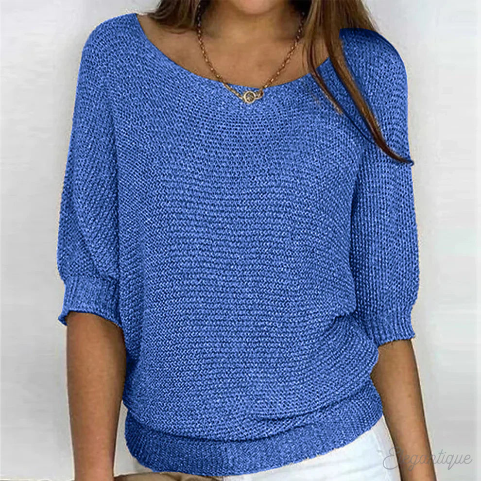 Elegante jersey de punto para mujer: suave y elegante