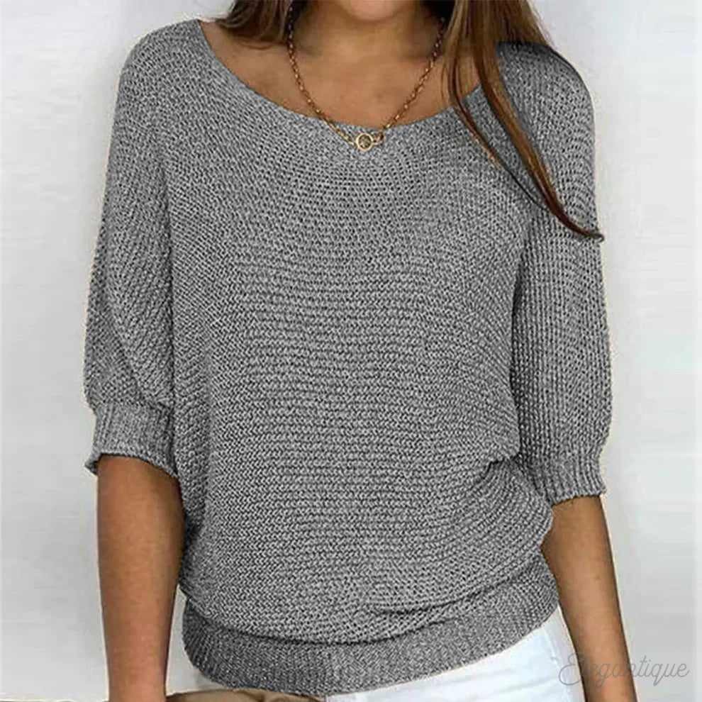 Elegante jersey de punto para mujer: suave y elegante