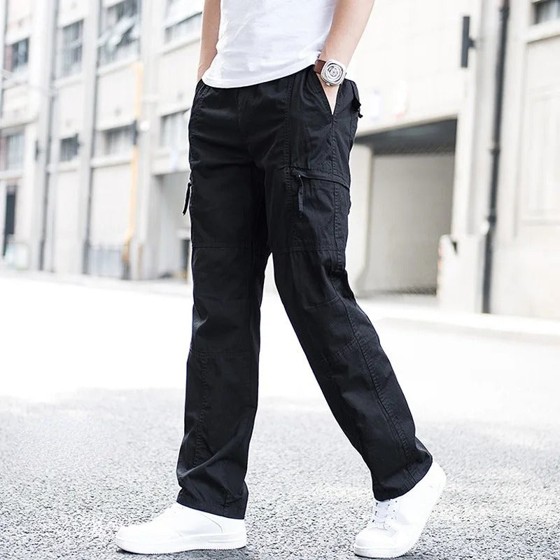 Pantalones cargo para hombre, cómodos y versátiles para uso diario o viaje