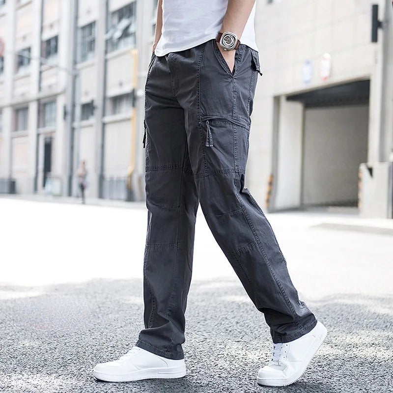 Pantalones cargo para hombre, cómodos y versátiles para uso diario o viaje