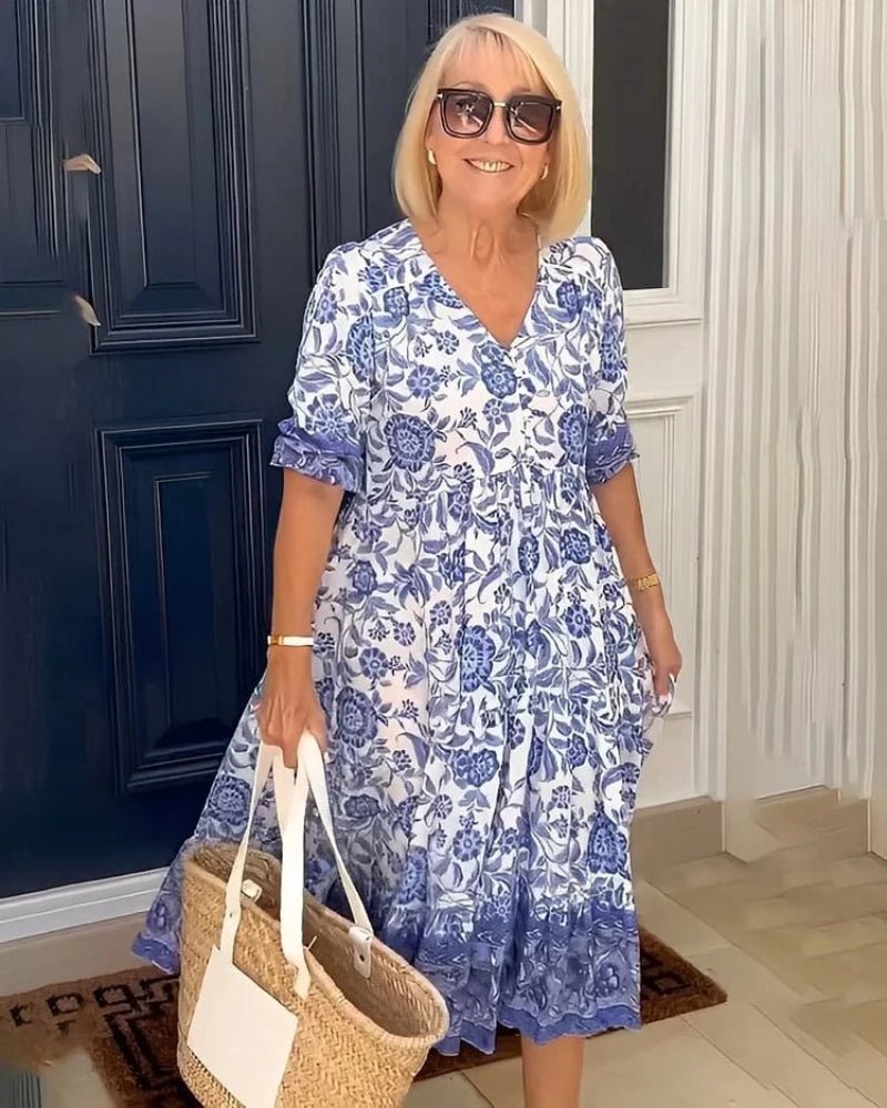 Vestido de verano elegante y cómodo para mujer, ligero y versátil para diario