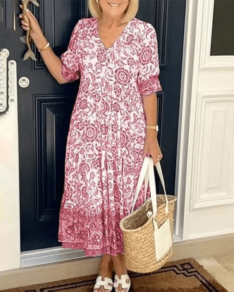 Vestido de verano elegante y cómodo para mujer, ligero y versátil para diario