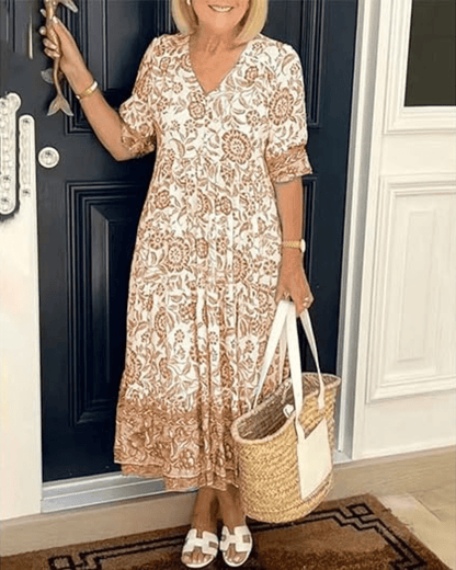 Vestido de verano elegante y cómodo para mujer, ligero y versátil para diario