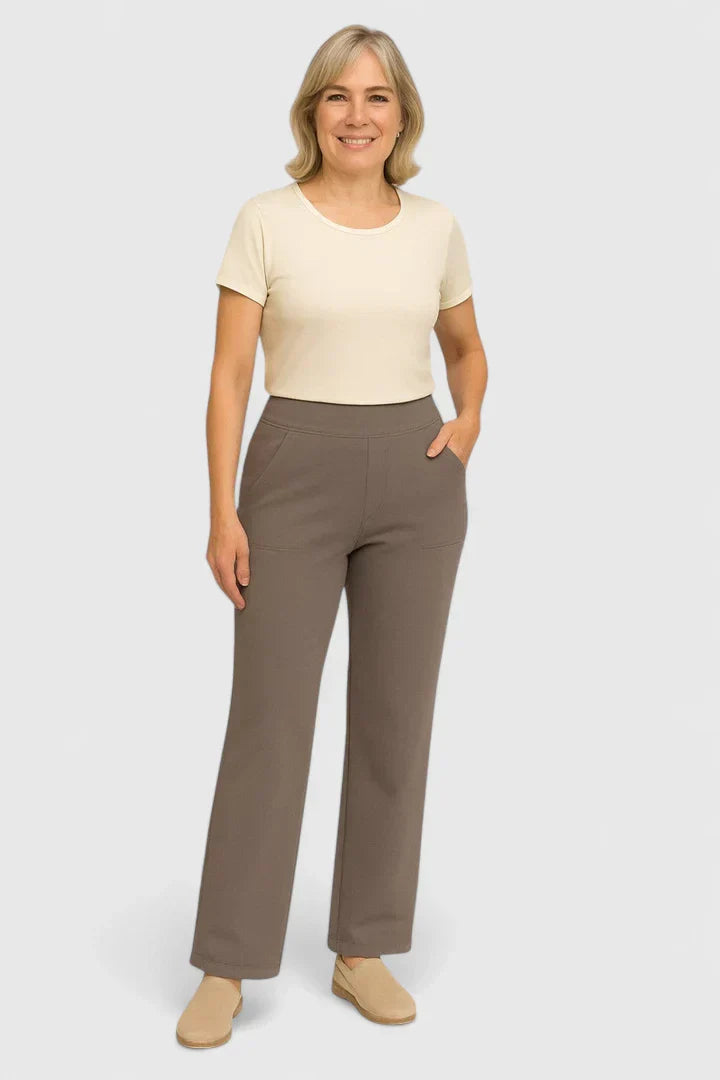 Wide | Pantalón Ancho Cómodo Casual Estilo Veraniego