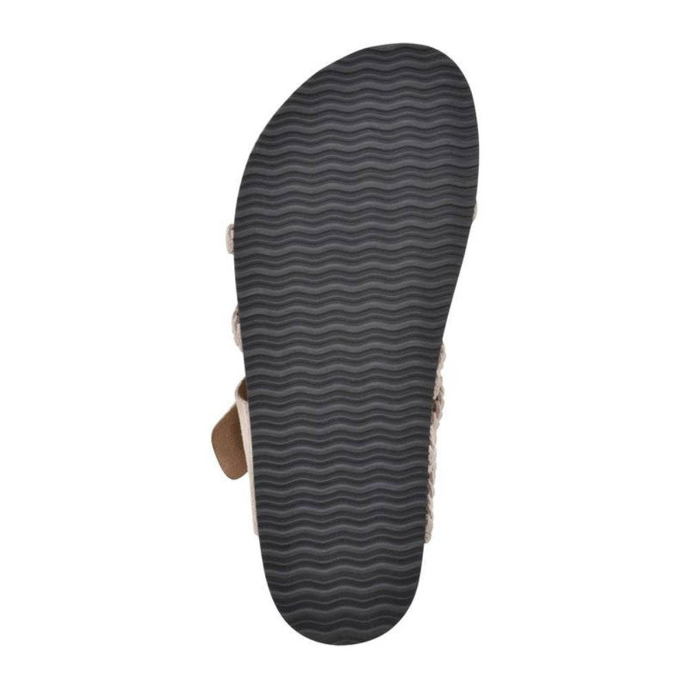 Sandalias Trenzadas Hebilla Corcho