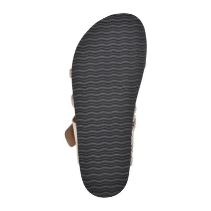 Sandalias Trenzadas Hebilla Corcho
