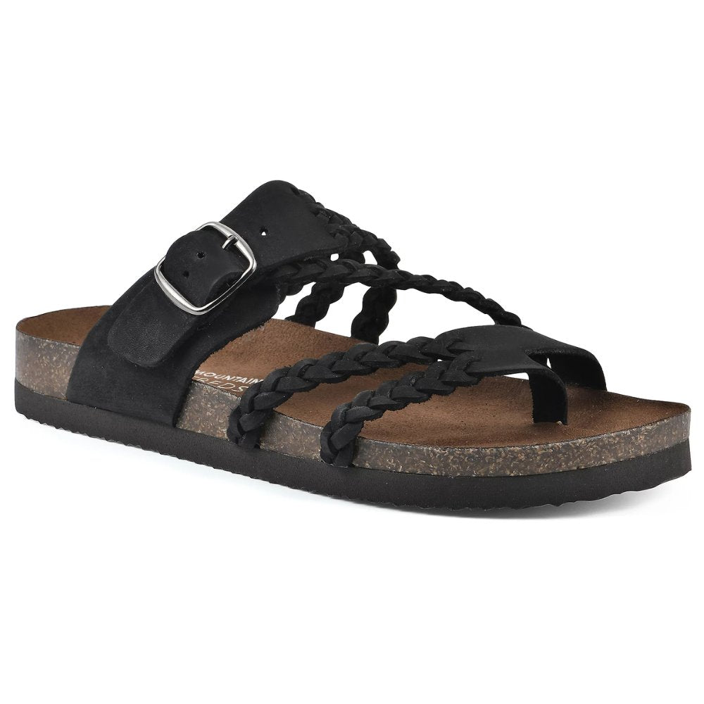 Sandalias Trenzadas Hebilla Corcho