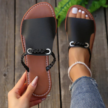 Sandalias Pls Trenzadas Tirantes Bohemio