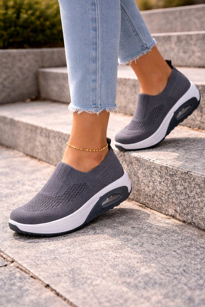 Luna | Zapatillas de Punto sin Cordones con Amortiguación