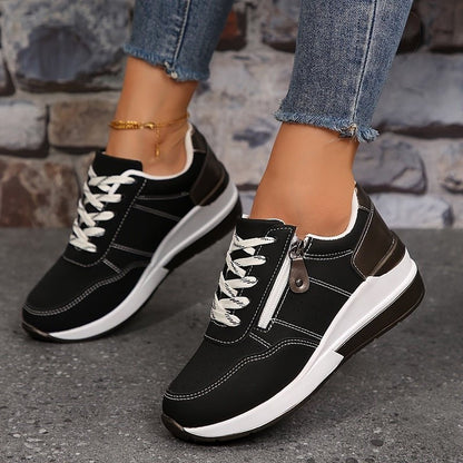 Zapatillas Ortopédicas con Cordones y Corte Bajo | Comodidad Total