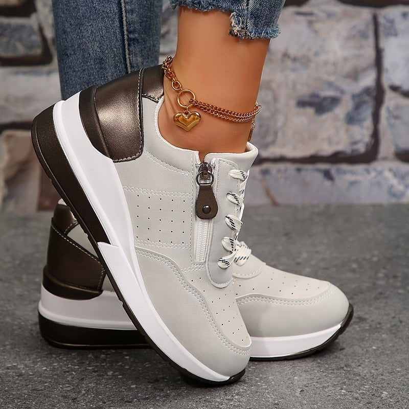 Zapatillas Ortopédicas con Cordones y Corte Bajo | Comodidad Total