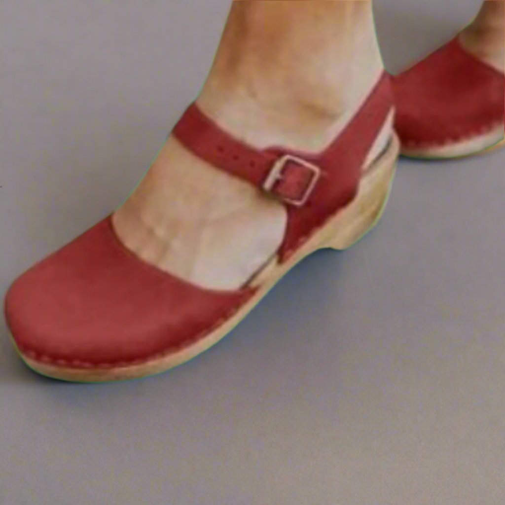 Zuecos con Plataforma para Mujer con Tacón de Madera y Punta Cerrada | Estilo Cómodo